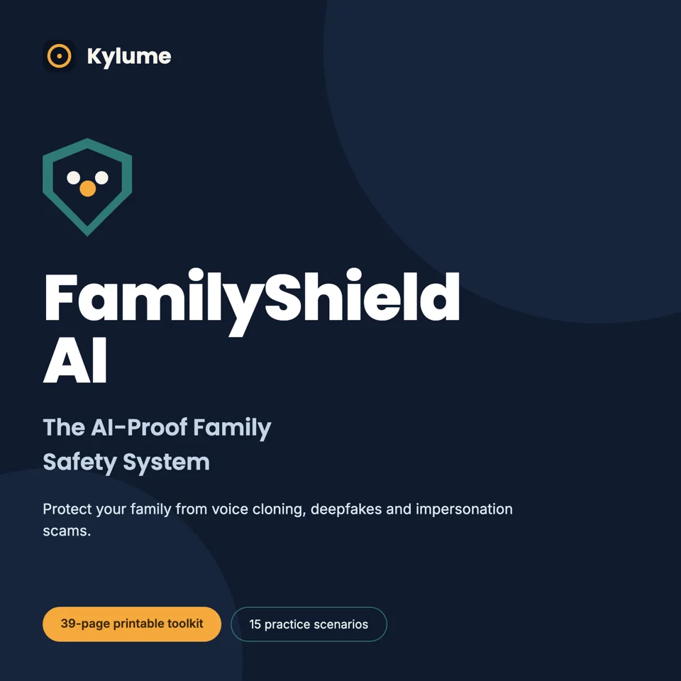 FamilyShield AI - The AI-Proof Family Safety System, a printable toolkit by Kylume
